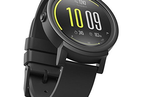 Ticwatch E most comfortable Smartwatch-Shadow,1.4 inch OLED Display, Android Wear 2.0,Compatible with iOS and Android, Google Assistant