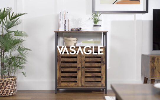Storage Cabinet with Adjustable Shelf, Home Furniture, Home Storage  - VASAGLE - ULSC76BX
