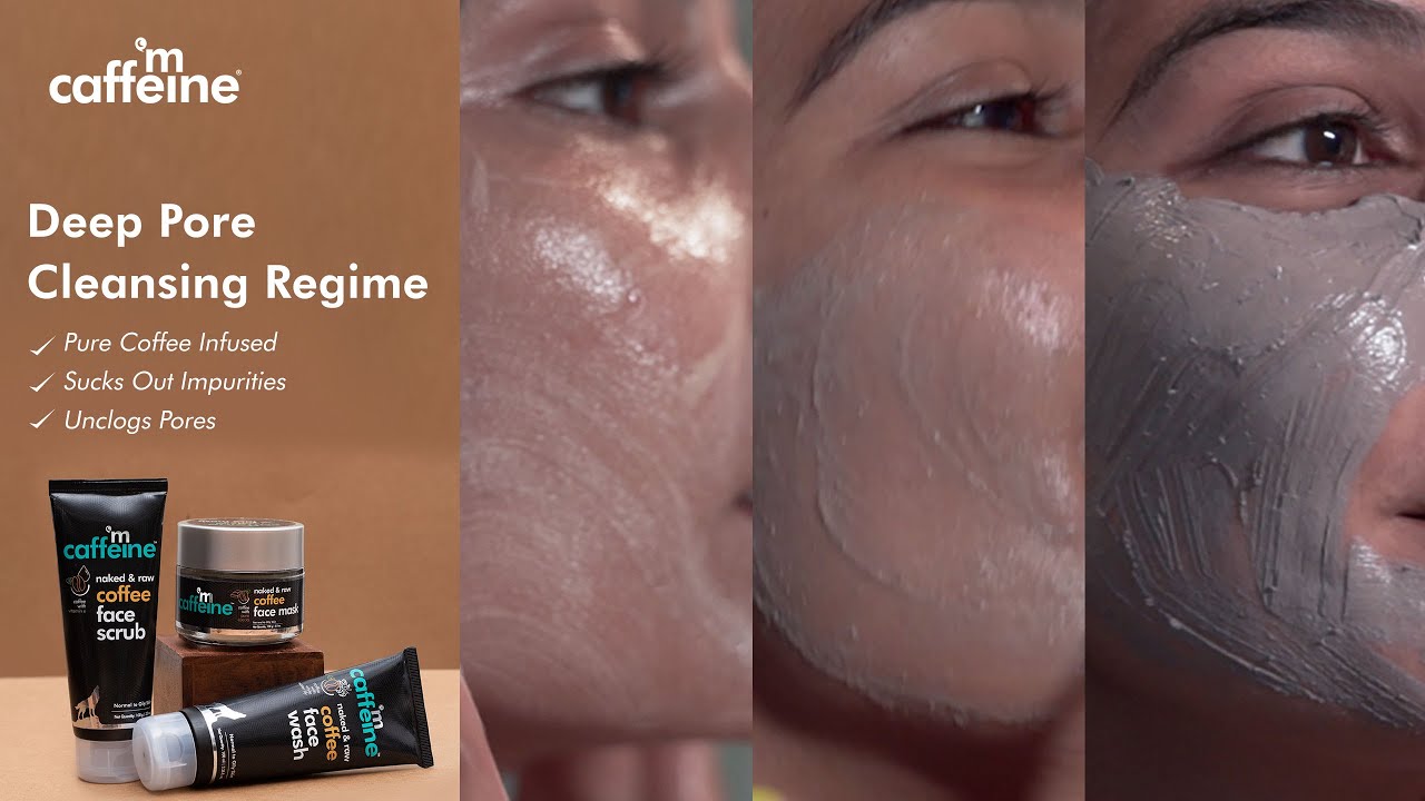 mCaffeine Deep Pore Cleansing Regime - Pure Coffee Infused | Sucks Out Impurities, Cleanses Pores